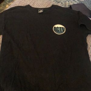 Black active t shirt